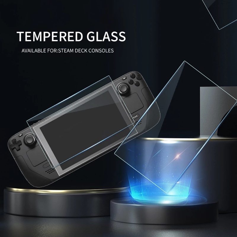 Pelindung Layar Tempered Glass 9H Anti Gores Untuk Steam Deck Game Console