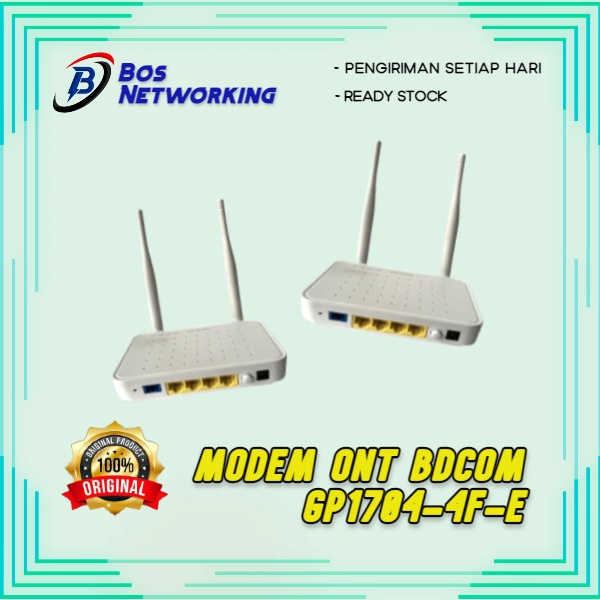 Modem ONT BDcom GP1704-4F-E Router GPON EPON