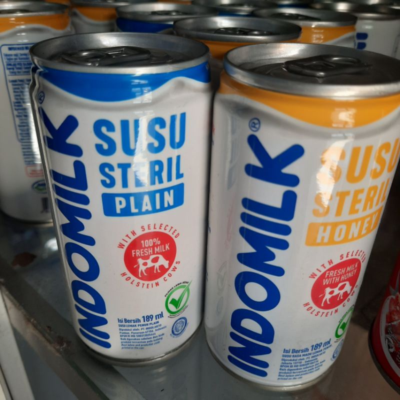 Jual INDOMILK SUSU STERIL KALENG BARU 189ML | Shopee Indonesia