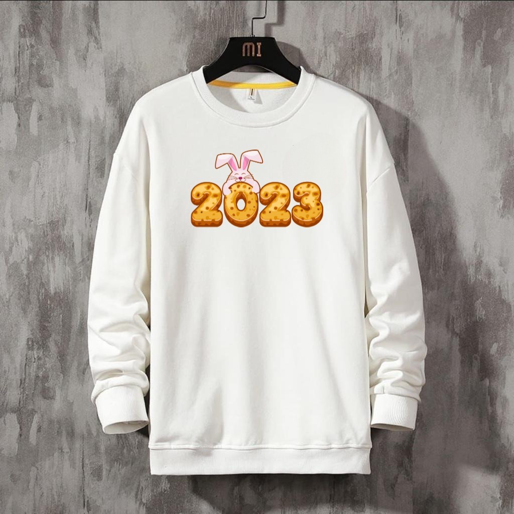 MUKZHOP - BAJU SWEATER RABBIT 2023  / atasan lengan panjang / sweater kece / crewneck / sweater keren / natal / tahun baru