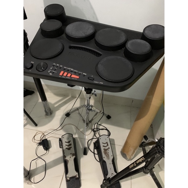 drum dd75 pedal,stand dan tas