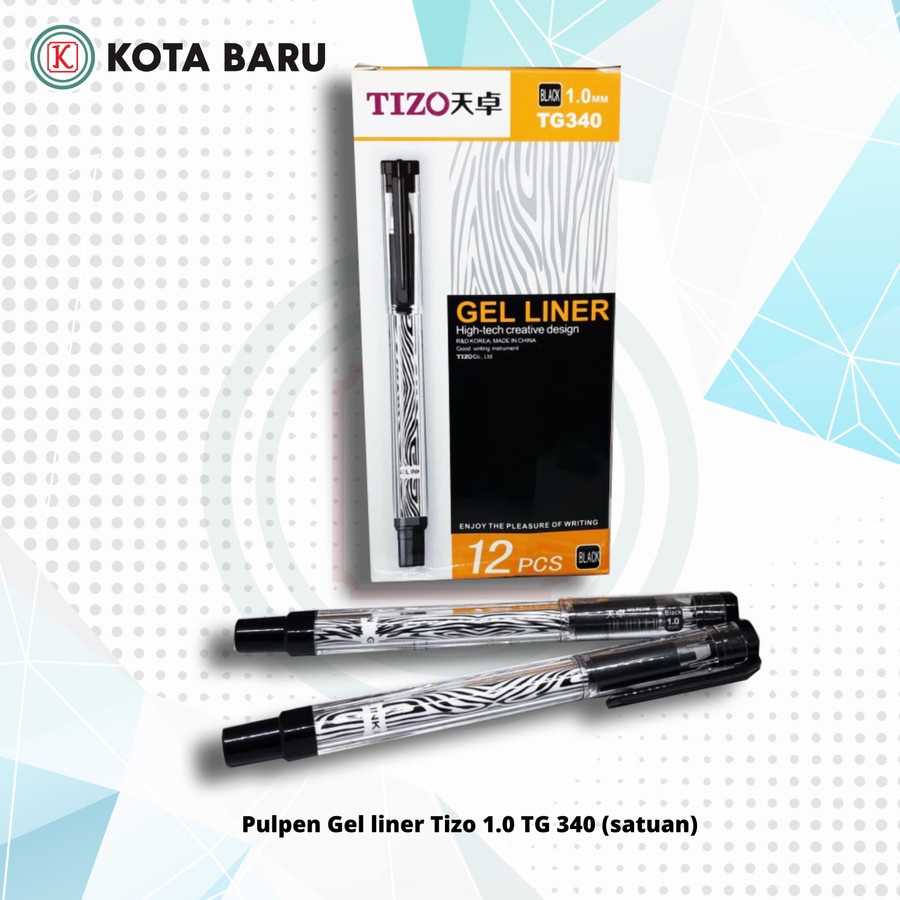 

Pulpen Gel liner Tizo 1.0 TG 340 (satuan)