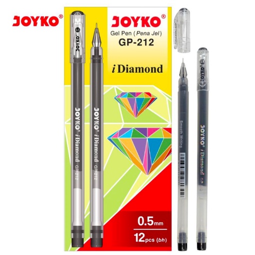 

ENISOO STORE - Pulpen gel Joyko I-Diamond GP-212/ 0.5mm / pena joyko 0.5mm