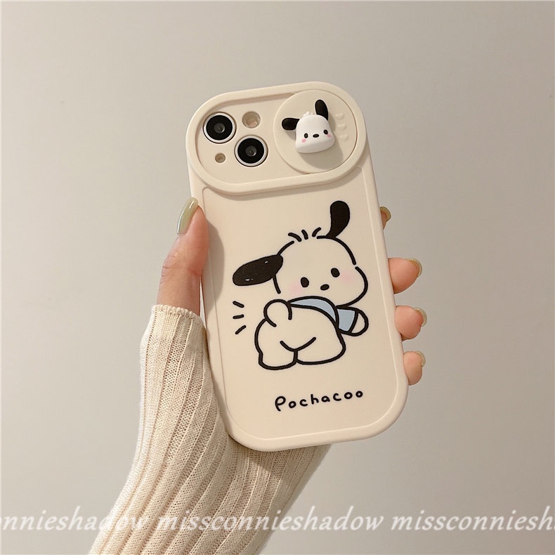 Soft Case Tpu Motif Kartun Anjing Pachacco 3D Untuk IPhone 11 13 12 Pro Max 7Plus 8Plus XR 11 Pro Max X XS Max