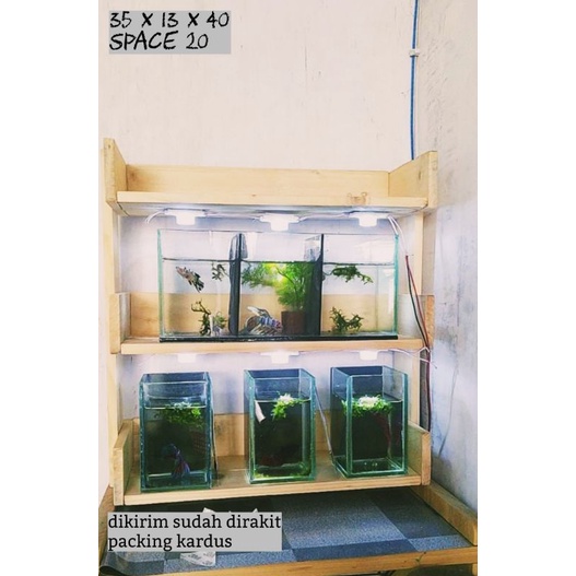 rak ikan / rak ikan cupang / rak serbaguna