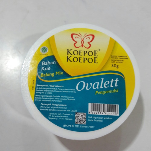 

kupu kupu ovalet 75 gr