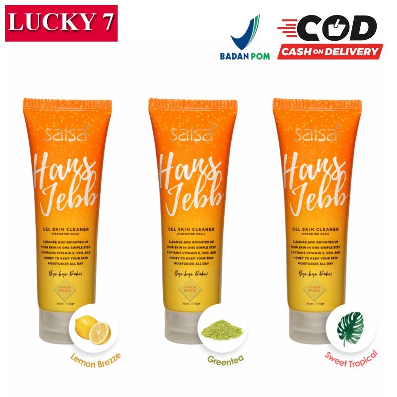 Salsa Hans Jebb Gel Skin Cleanser Perontok Daki | GreenTea Lemon Breeze Sweet Tropical | Salsa Hans Jebb All Series