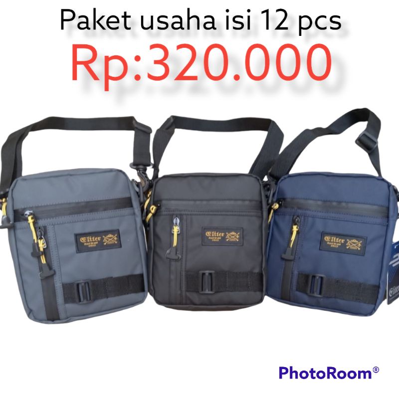 GROSIR TAS SELEMPANG MINI WATERPROOF ISI 12 PCSSLING BAG