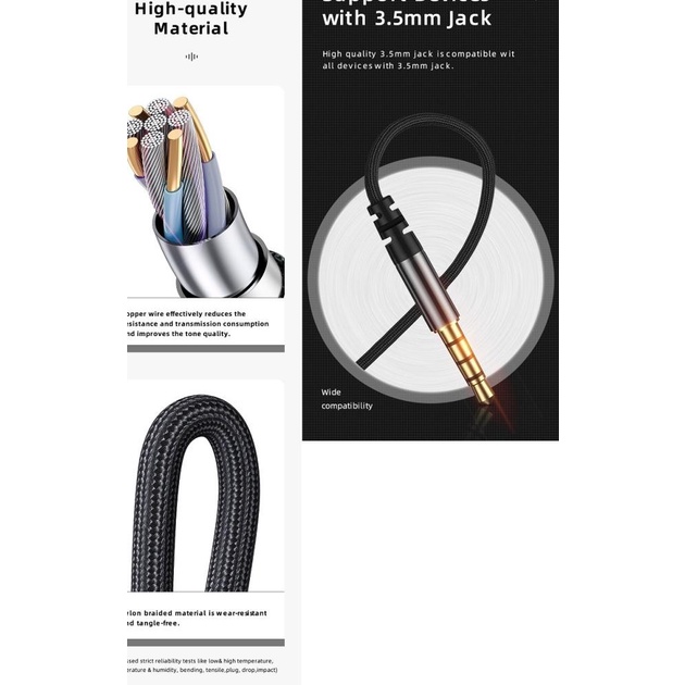 ROCK Zircon Stereo Earphone Original 100% - Hitam