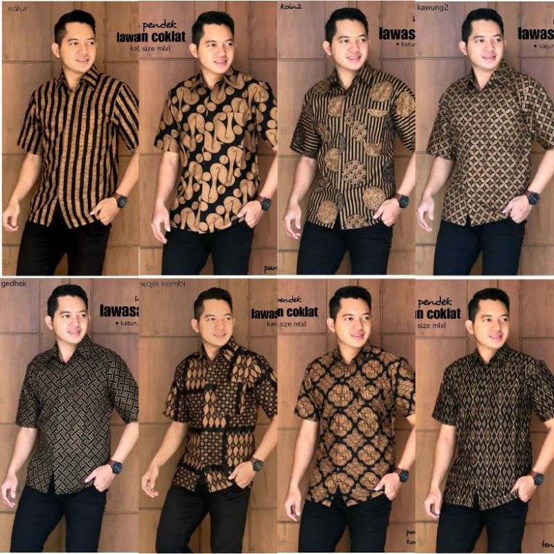 Kemeja Batik Lengan Pendek | Hem Batik Lengan Pendek | Kemeja Batik Pria Murah | Hem Pria Pengan Pendek