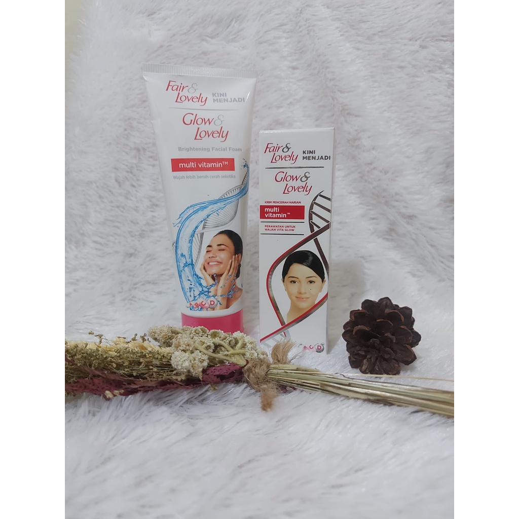 FAIR AND LOVELY / GLOW&amp;LOVELY PAKET MULTIVITAMIN (PINK)