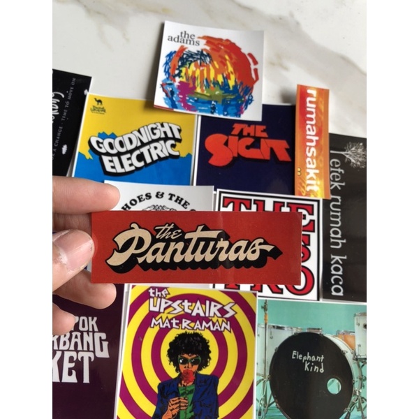 Sticker Pack Band ( upstair, kelompok penerbang rocket, the sigit, goodnight electric, the adams  dll)