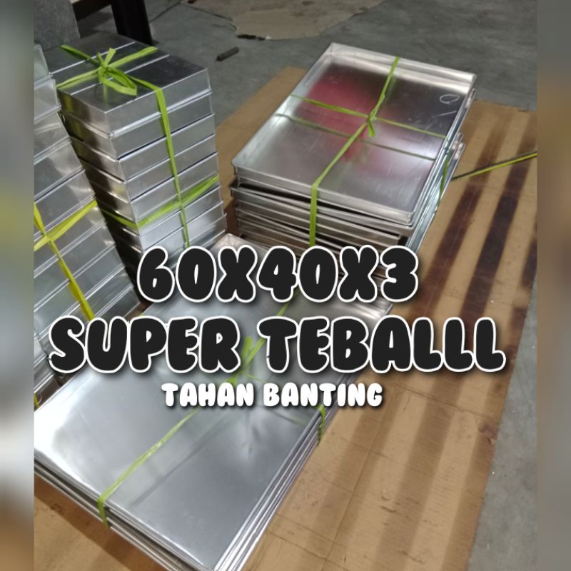 LOYANG 60X40X3 40x60x3 0,8 SUPER TEBAL BERKUALITAS KAWAT MUTER COCOK BUAT PRODUSEN ROTI