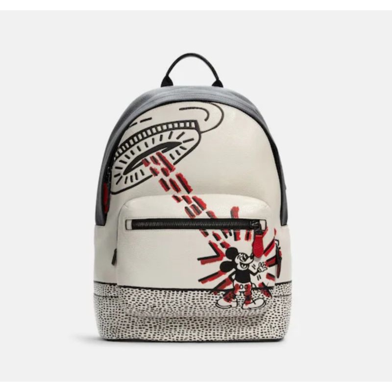 Coach Disney Mickey Mouse X Keith Haring Backpack