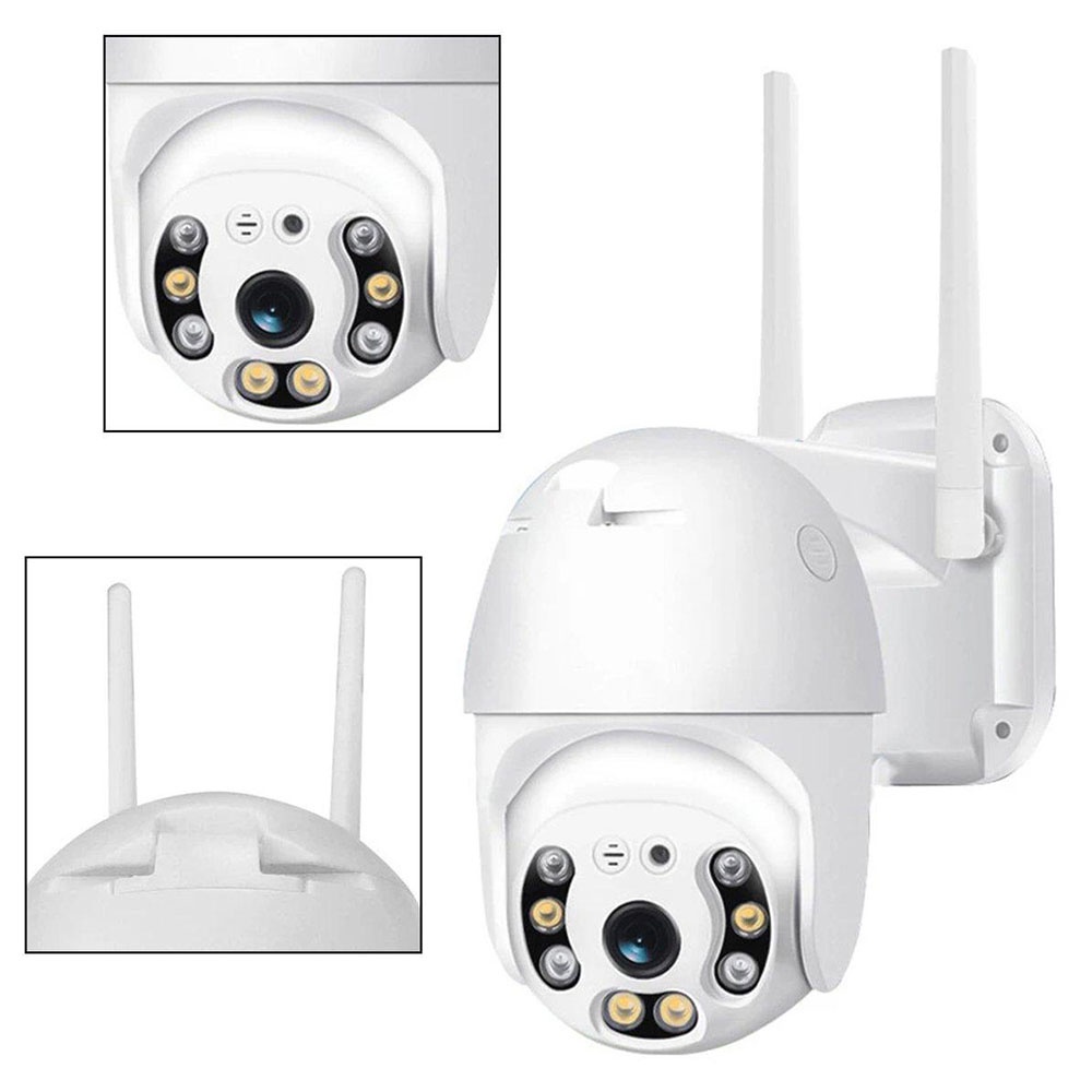 V380 Kamera CCTV WiFi PTZ Smart Camera 1080P - P2 - White