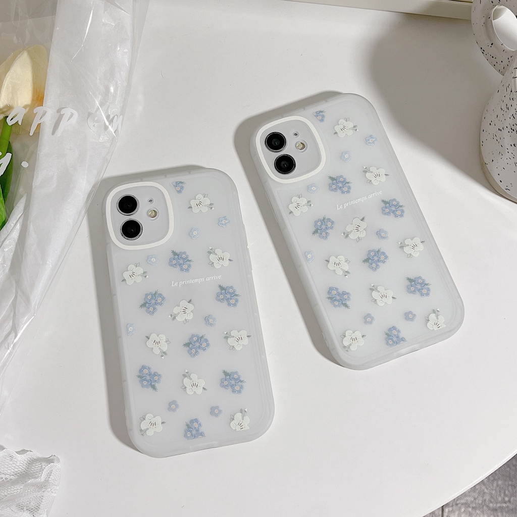 Samsung A11 A12 A21S A22 A32 A51 A52 A52S A02S A03 A03S A10S A30S A50S A50 M12 Flowers Shockproof Soft Back Cover