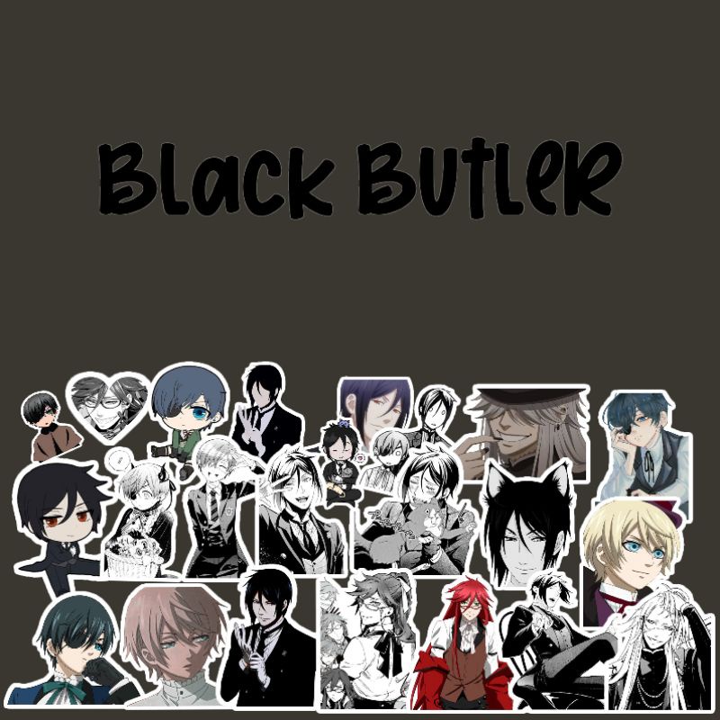 

stiker black butler | stiker anime | stiker karakter