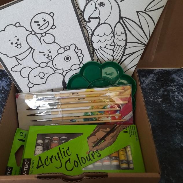 

Paket D Lukis Kanvas Gambar Painting for Kids Art