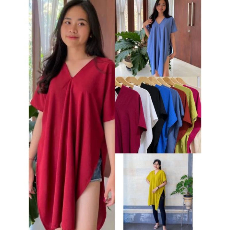 Long Top Square Viral 2022/Long Top Ready Stok