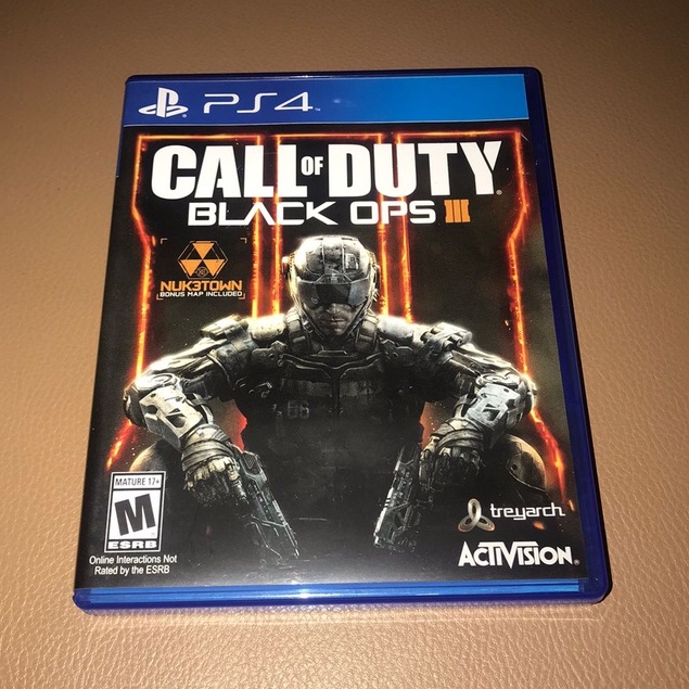 [PS4] Call of Duty COD Black Ops 3 III BD Kaset PS 4 CD Games Playstation PS5 5 Reg R Bekas Second U