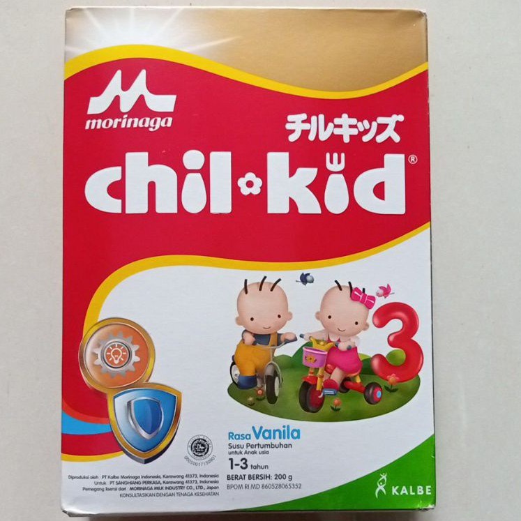

MORINAGA Chil Kid Susu Pertumbuhan Vanila +Dha Pack 200gr