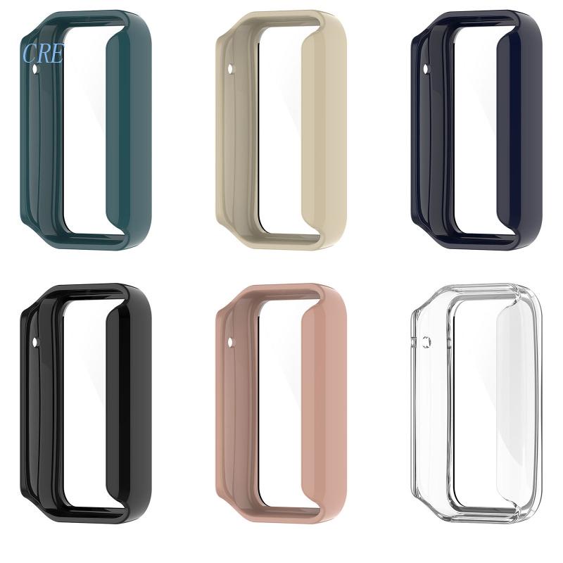 Cre Casing Tempered Glass + Bumper Shockproof Untuk Mi Band 7 Pro