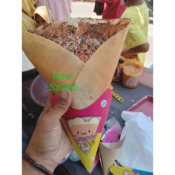 

Bungkus/Kertas/Kotak Crepes