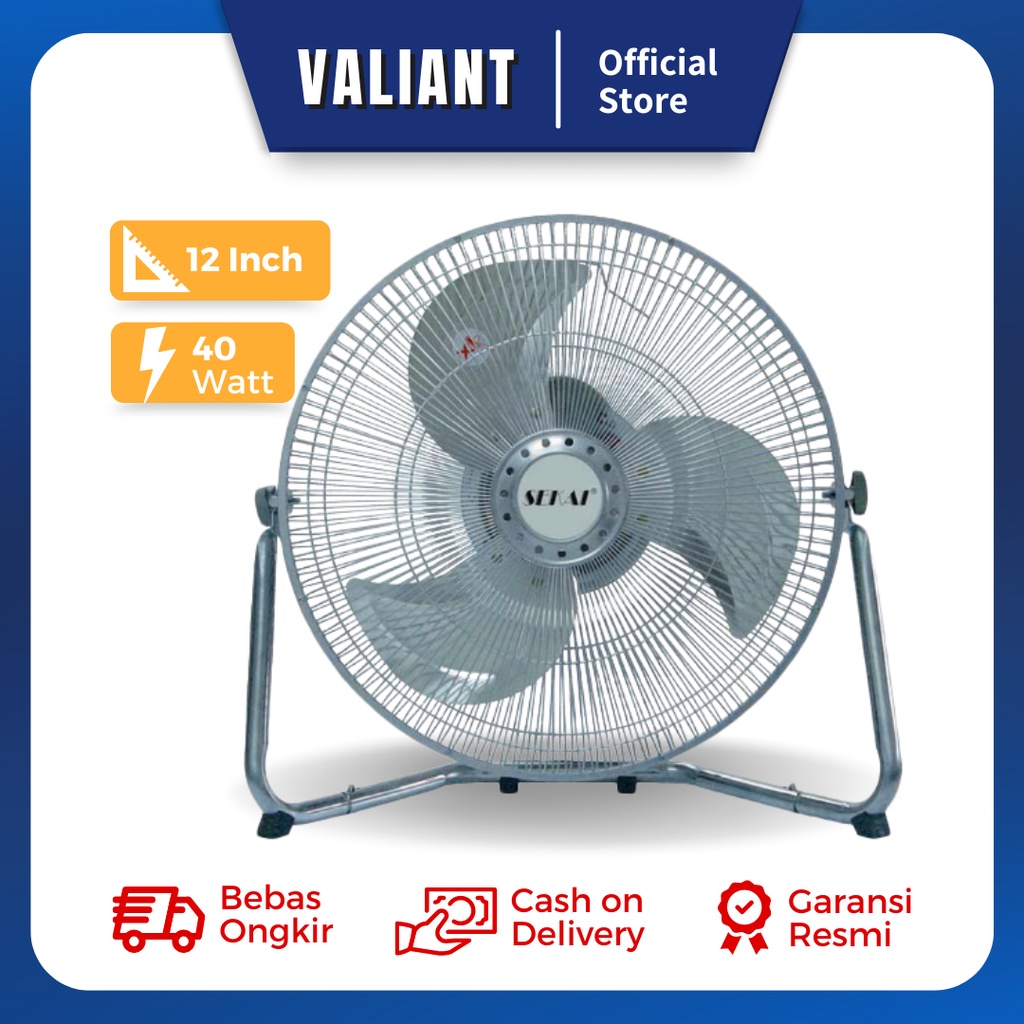 Sekai Kipas Angin Meja Tornado HFN 1253 / Kipas Angin Duduk HFN1253 – 12 Inch