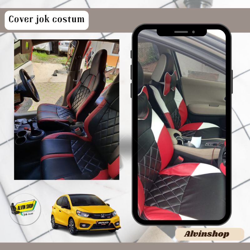 Cover jok mobil costum buat sedan minivan avanza xenia yaris terios semua jenis minibus murmer