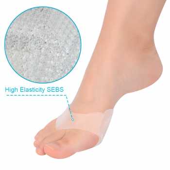 GS7i Soumit Alas Kaki Sepatu Shock Absorb Silicone Gel Anti Slip Insoles 2 Pcs Mj003 Cream Ori-YA