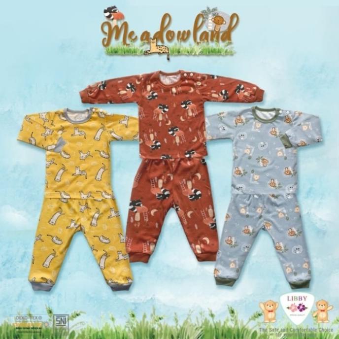 TERBAIK LIBBY BABY SETELAN PANJANG KANCING PUNDAK - 3STEL MEADOWLAND SALE