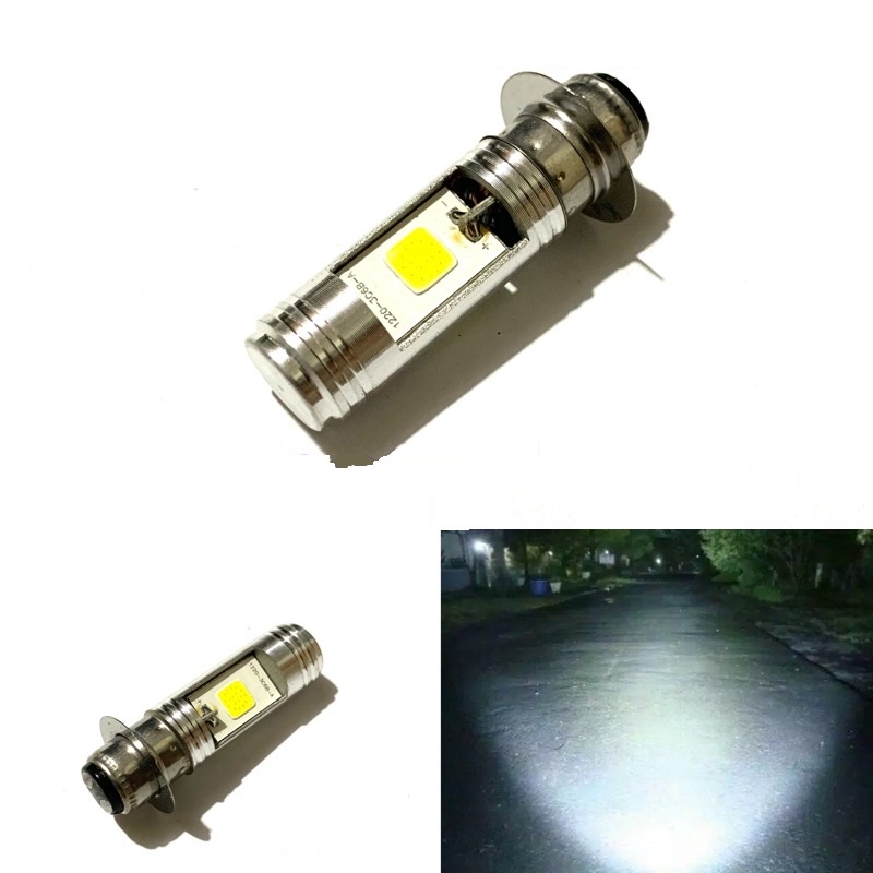 Lampu Type LED AC DC 2 Mata Untuk Motor Mio Xeon Fino Mio J Mio Soul Gt Beat Scoopy Vario Bagus Kual