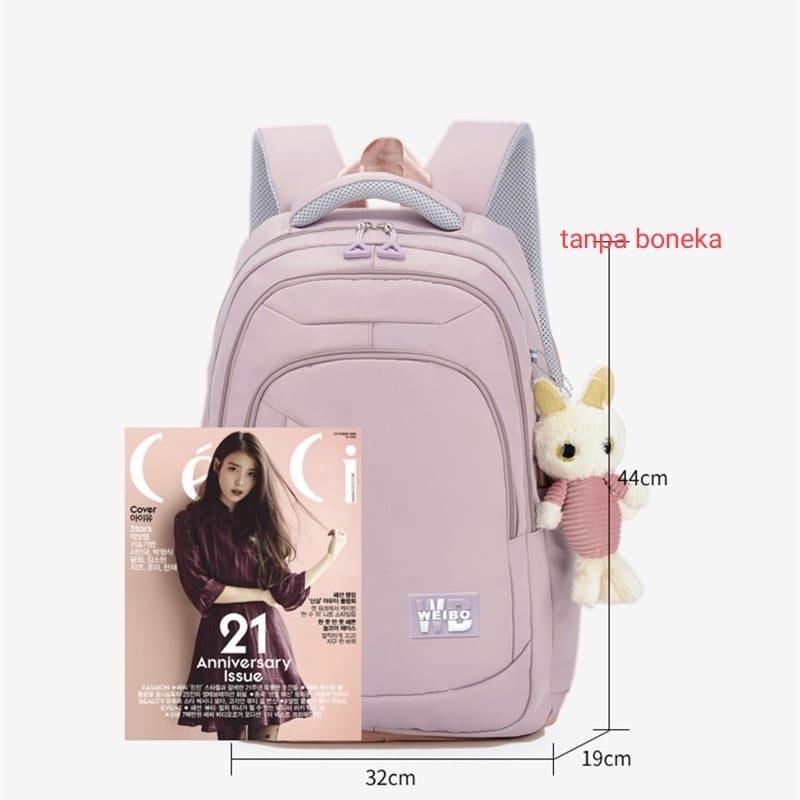 TAS SEKOLAH ANAK PEREMPUAN WEIBO MOCHILLAS SCHOOL - Tas Ransel Anak Perempuan Backpack Terbaru