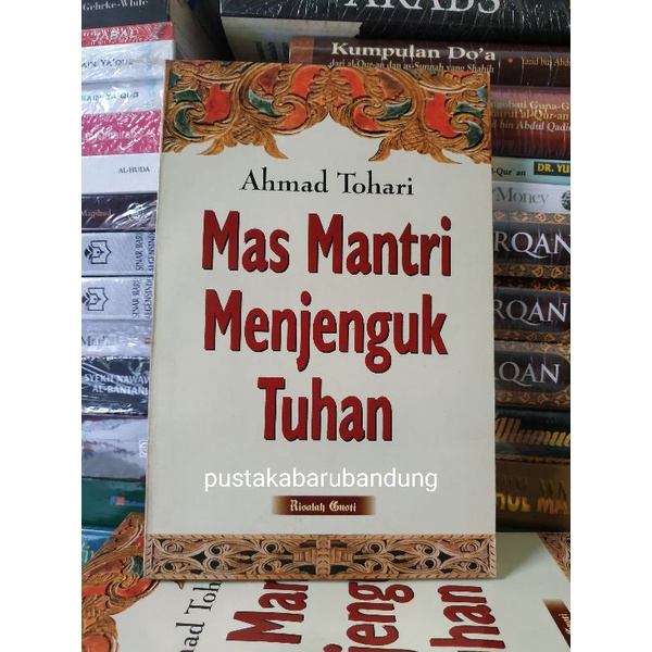 [Original] Buku Mas Mantri Menjenguk Tuhan Lengkap by Ahmad Tohari