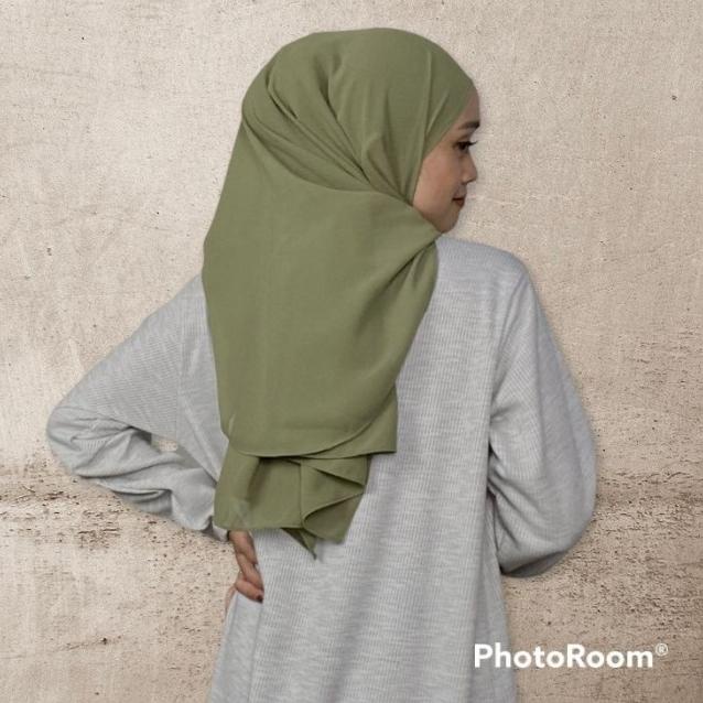 PASHMINA CURVE CERUTY BABYDOLL / PASHMINA OVAL CERUTY - SAGE GREEN