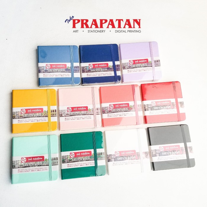 

[COD] Talens Art Creation Sketchbook 140gsm - 12X12 BLACK