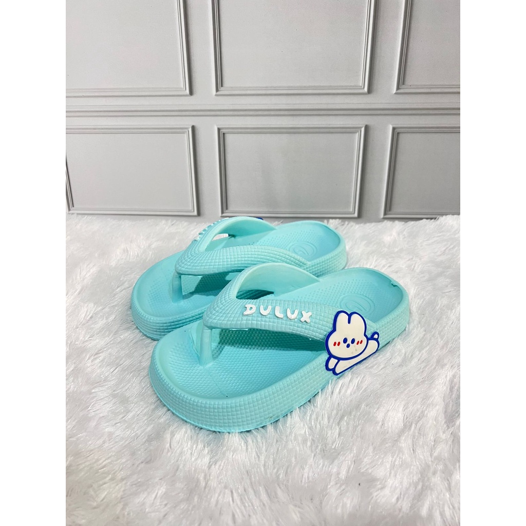 DX-510C Sandal Jepit Anak Perempuan Karakter Kelinci / Sandal Jepit Karet Anak Cewek Merek Dulux Ukuran 30-35