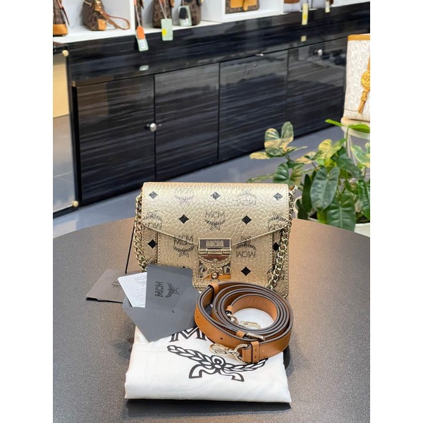 SLING BAG TAS WANITA MCM HARGA TERMURAH KUALITAS ASLI BARANG BARU BARANG BRANDED