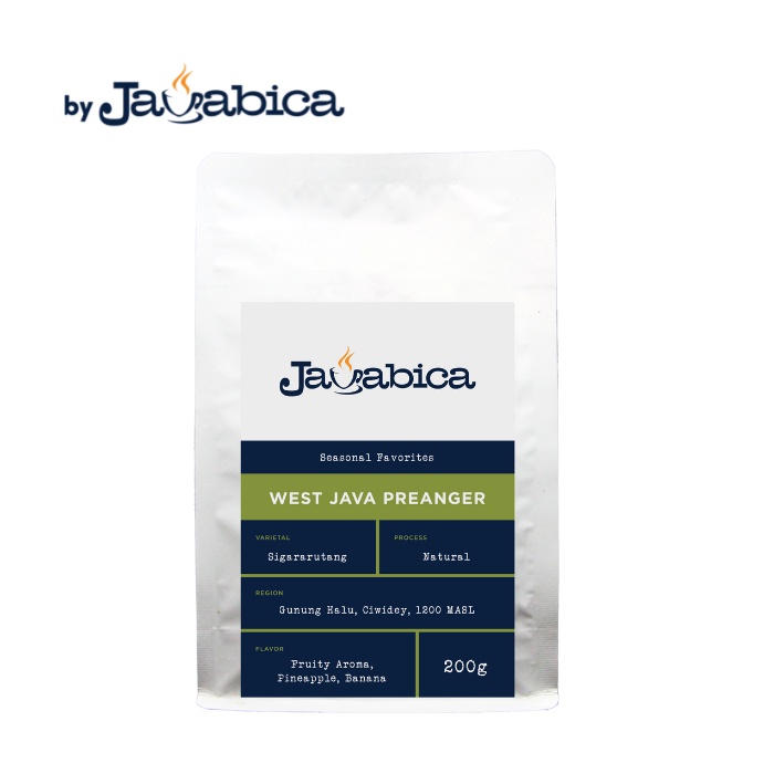 

Biji Kopi Javabica Javabica -Single Origin West Java Preanger (200 Gr)