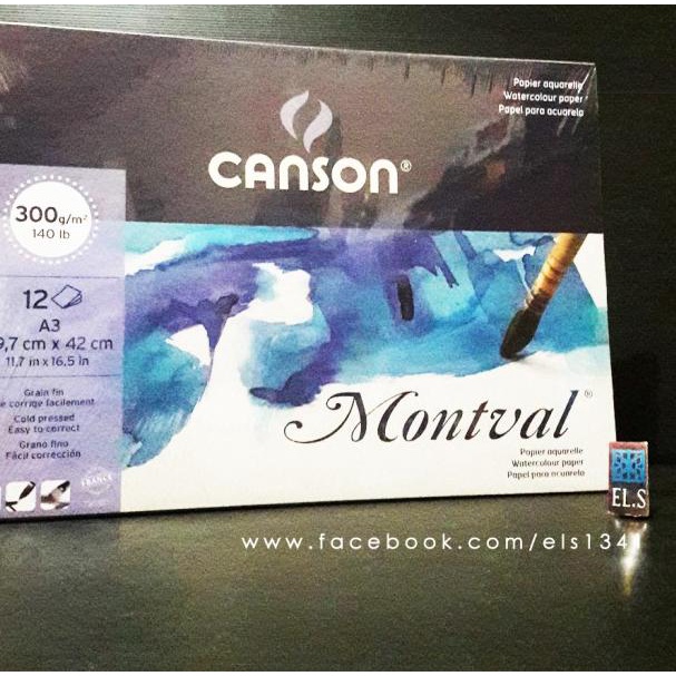 

Canson Montval Aquarelle A3