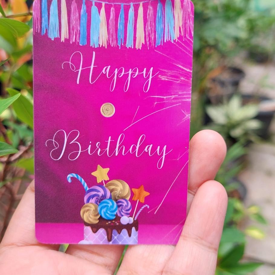 ~ EMASIN BIG GOLD kemasan PVC Edisi Happy Birthday Trendy
