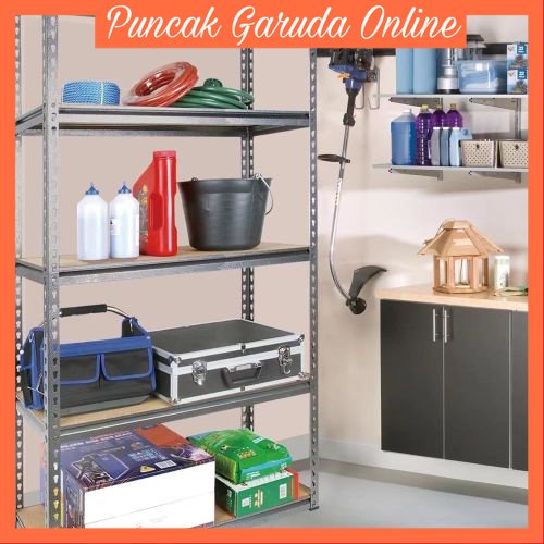 Tactix Rak Besi 5 Tingkat - Silver