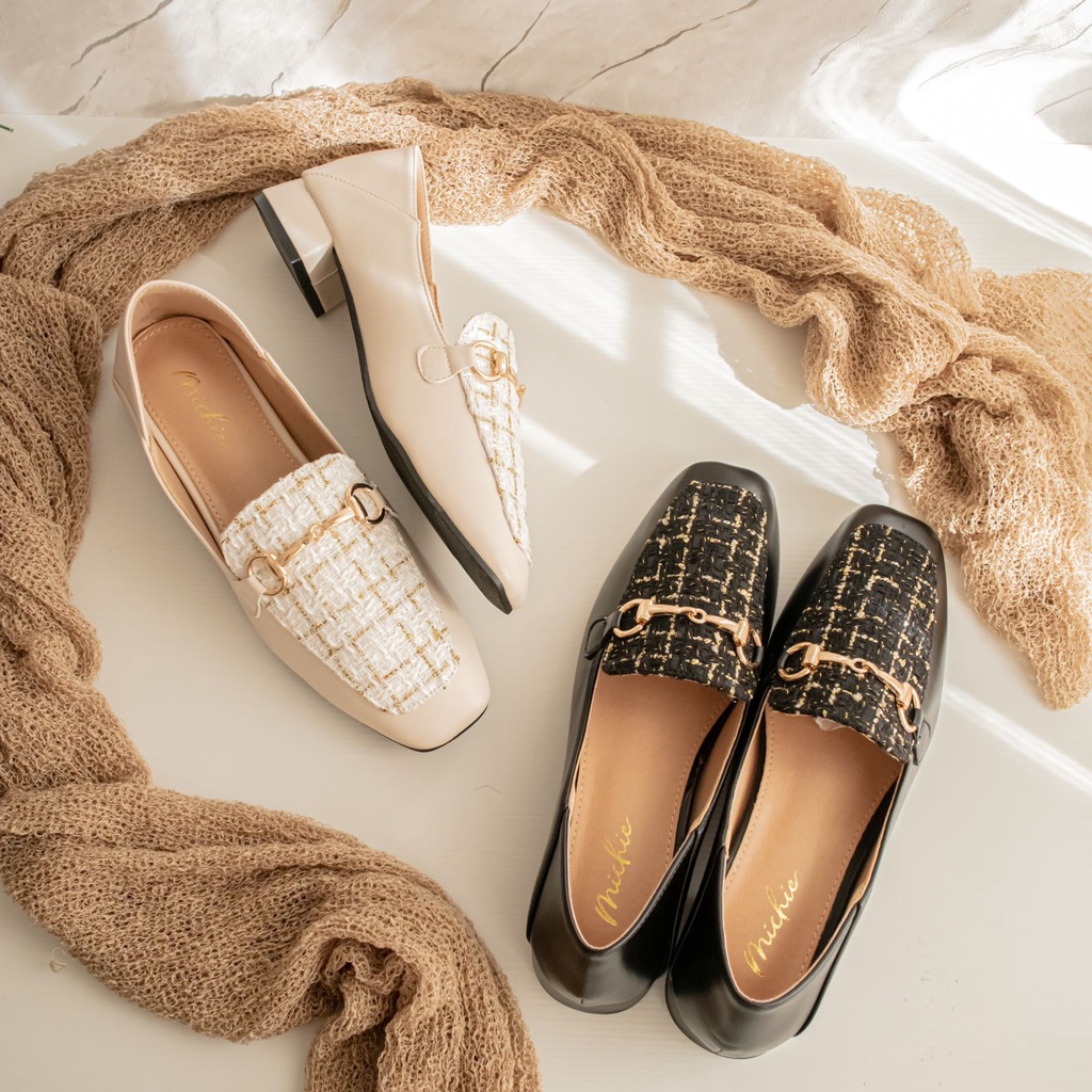 Tiana Tweed Loafers