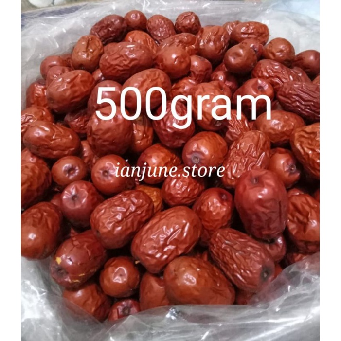 

Angco Premium Murah / Kurma Merah Premiun 500gram / Ang Co / Angcoh / Biji Ang Coh