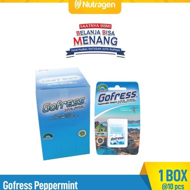 

TERMURAH [TOKOCABANG] GoFress Permen Tipis Penyegar Nafas 1box (10pcs) /PERMEN LUNAK/PERMEN VIRAL/PERMEN MILO/PERMEN YUPI/PERMEN JADUL/PERMEN KARET