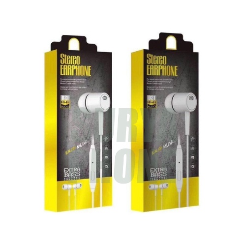 HF HEADSET EXTRA BASS D21 / STEREO EARPHONE