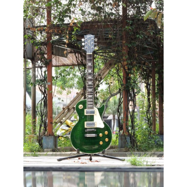 GITAR LISTRIK GIBSON LES PAUL HIJAU TERMURAH TERLARIS