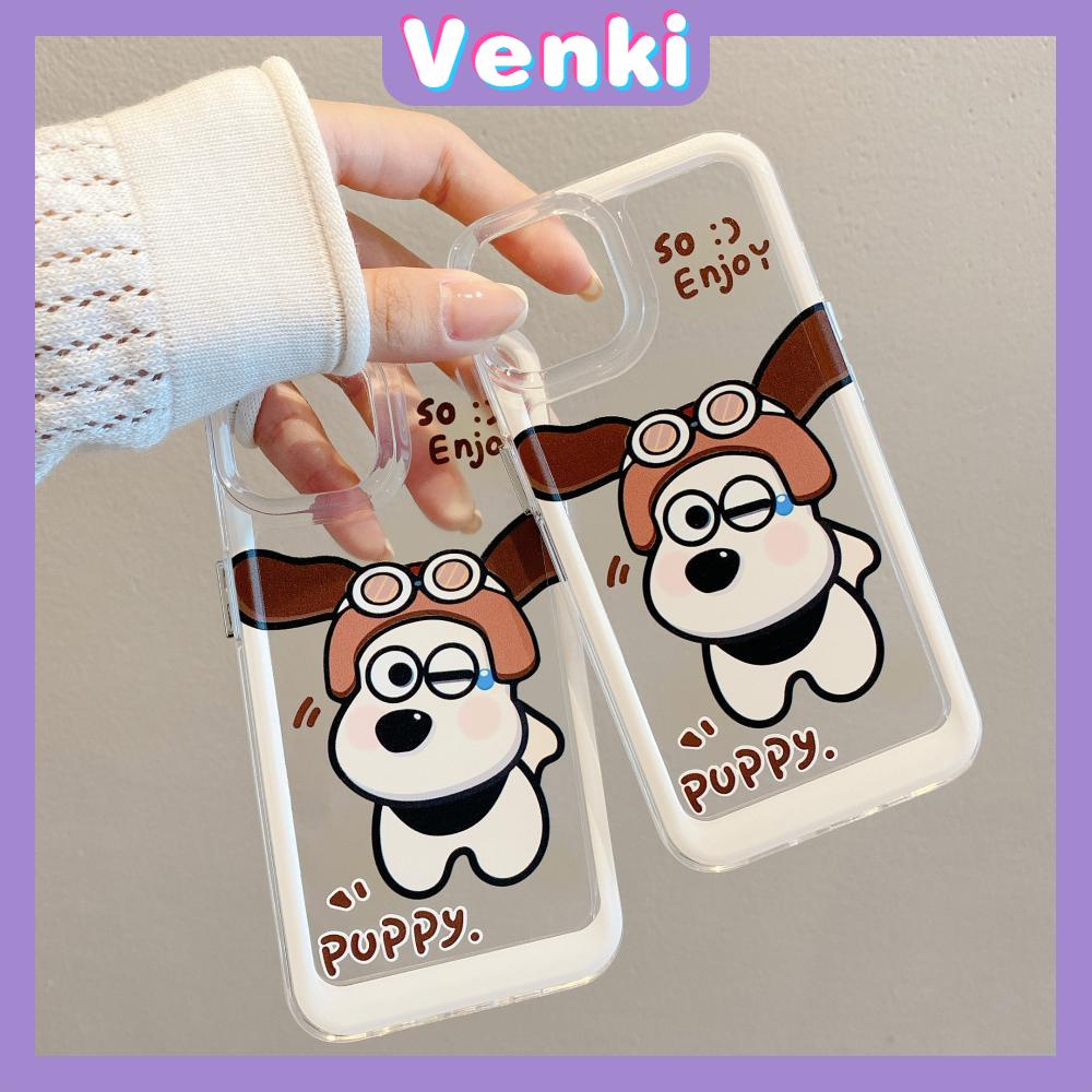 Case For iPhone 14 Pro Max Soft Silcone Big Hole Space Case Cartoon Cute Dog Plating Buttons Camera Protection Shockproof For iPhone 14 13 12 11 Plus Pro Max 6 7 8 Plus XR XS