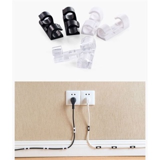 Klip Kabel Tempel Klem Clip Cable Organizer Pengikat Kabel Penjepit Kabel Klip Klem Kabel Tempel 1 Pack Isi 20 Pcs
