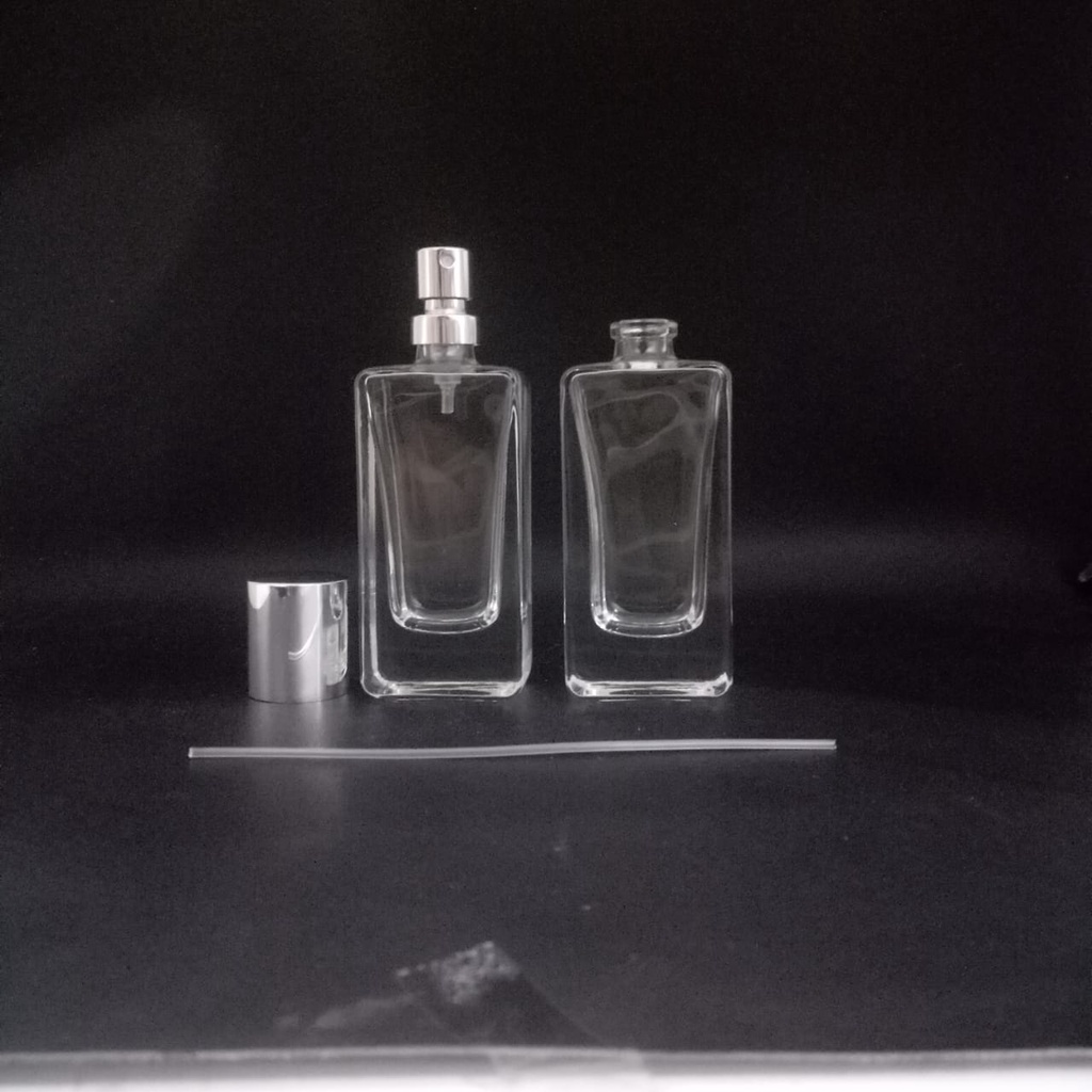 Botol Parfum V32652 30 ml pump standart silver cap 28 ml